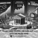 Bức tranh tăng trưởng tín dụng quý 1/2024 giữa các ngân hàng