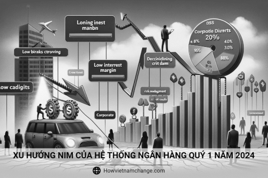 Xu hướng NIM của hệ thống ngân hàng quý 1 năm 2024