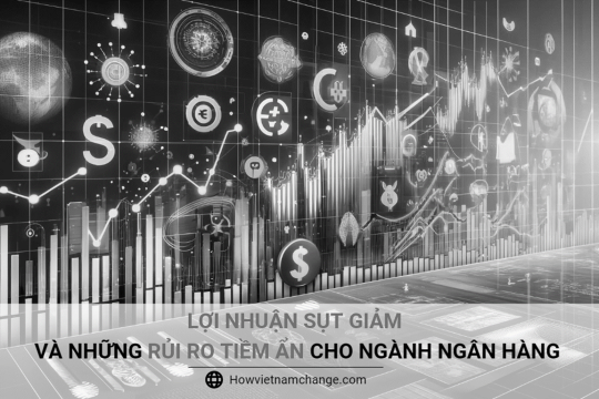 Lợi nhuận sụt giảm và những rủi ro tiềm ẩn cho ngành ngân hàng