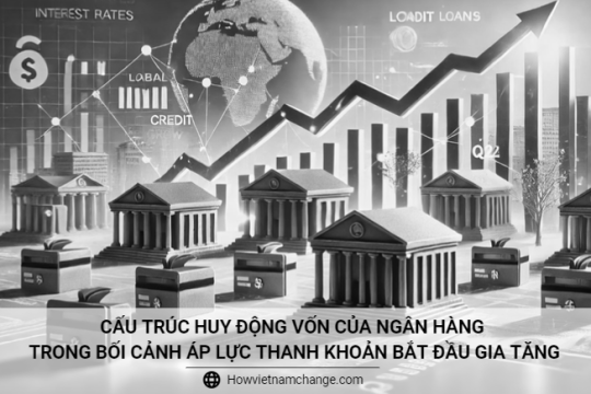 Cấu trúc huy động vốn của ngân hàng  trong bối cảnh áp lực thanh khoản bắt đầu gia tăng