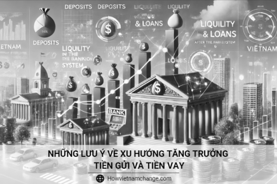 Những lưu ý về xu hướng tăng trưởng tiền gửi và tiền vay