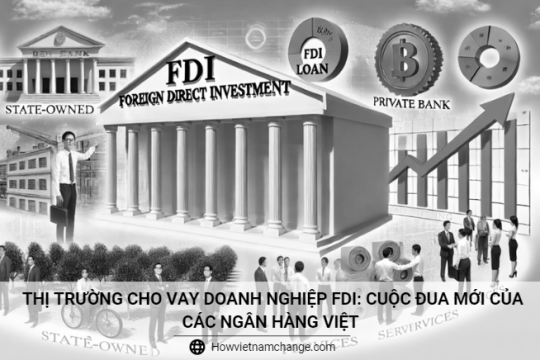 Thị trường cho vay doanh nghiệp FDI: cuộc đua mới của các ngân hàng việt