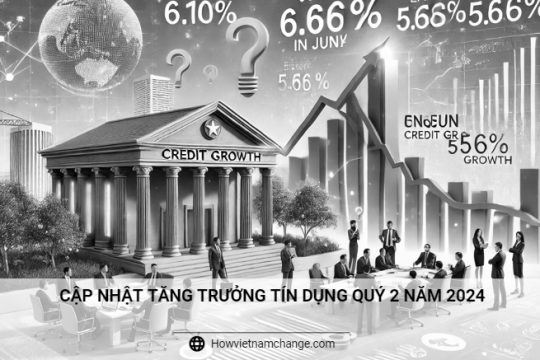 Cập nhật tăng trưởng tín dụng quý 2 năm 2024