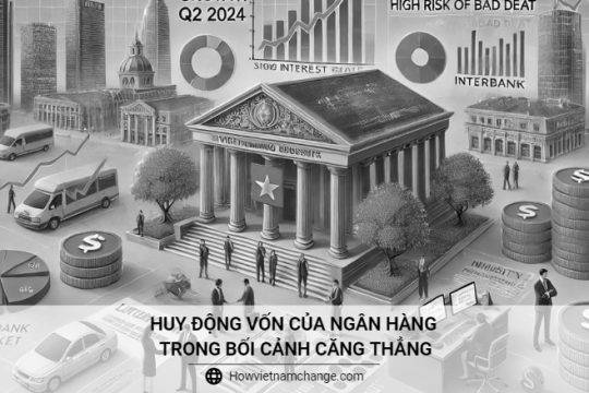 Huy động vốn của ngân hàng trong bối cảnh căng thẳng