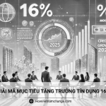 Giải mã mục tiêu tăng trưởng tín dụng 16%