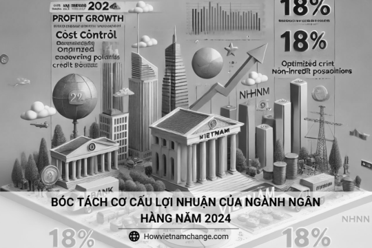 Bóc tách cơ cấu lợi nhuận của ngành ngân hàng năm 2024