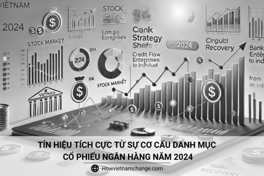 Tín hiệu tích cực từ sự cơ cấu danh mục cổ phiếu ngân hàng năm 2024