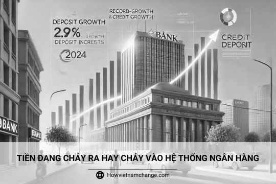 Tiền đang chảy ra hay chảy vào hệ thống ngân hàng